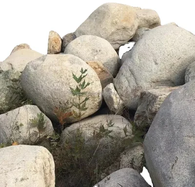 Factory Wholesale Natural Stone Rock River Boulders Large Grey Brown Cobble Pebbles Mixed Colors Outdoor Landscape Use Shape