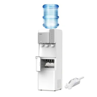 Water Dispenser Combo Electric Stand Plastic English 500 Household Making with Water Cooler Standing Ice Freestanding 5 Gallon