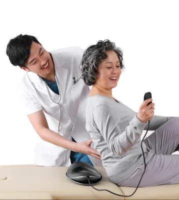 Small MOQ Chinese Factory Price Physiotherapy Equipment Back Massagers Lumbar Traction Device OEM