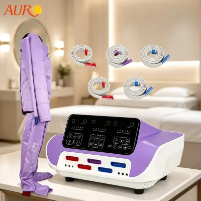 AU-6015 Useful Air Pressure Massage Machine Arm Sleeve Slim Belly Lymphatic Drainage Health Care Machine With 30 Airbags