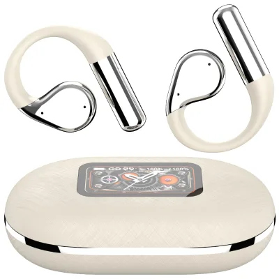 Q31 Pro OWS JL Air Conduction Wireless Earbuds Full-Color Touch Screen LED Battery Indicator for 5.3 IPX5 Waterproof TWS