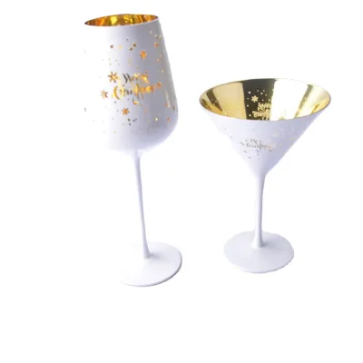Unique Christmas Red Wine Glass for Decoration