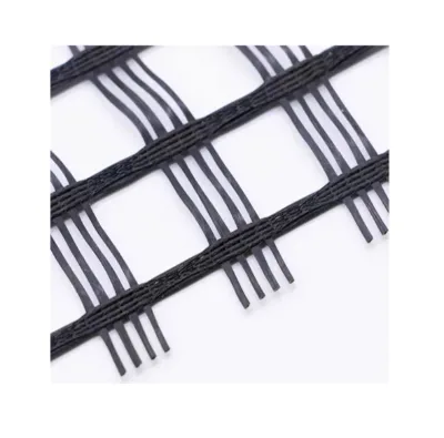 Free Sample High Tensile Steel-plastic Geogrid Steel Plastic Composite Geogrid for Highway Railway Dam