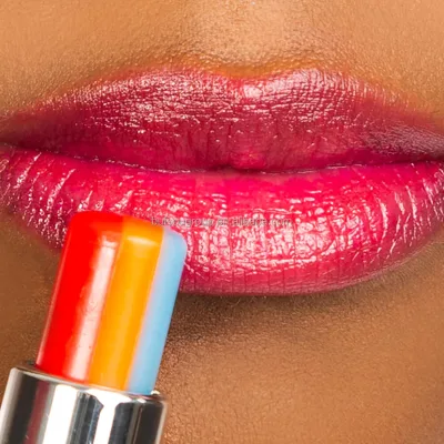 Custom Logo Lip Balm Fruit Flavor Organic Vegan SPF Lip Stick Tinted Butter Natural Moisturizing Private Label Rainbow Lip Balm