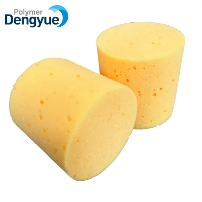 Professional Hydro Grouting Yellow Sponge 125*125mm High Water Absorption Eco-friendly Durable ROHS Certified Tile Cleaning Tool