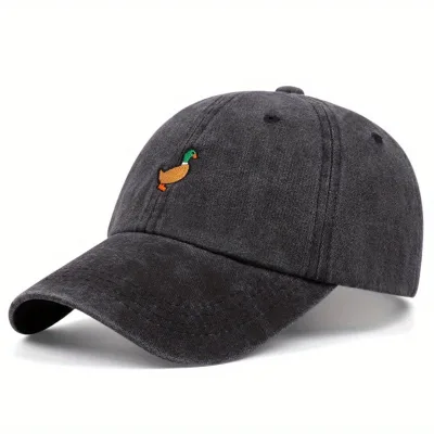 Women's Duck Embroidered Baseball Cap - Adjustable Snapback Lightweight Hat for Outdoor Sports Travel cap