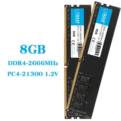 High Performance 4GB 8GB 16GB DDR4 2666MHz UDIMM PC4-21300 1.2V Desktop Computer Memory RAM Bulk Wholesale