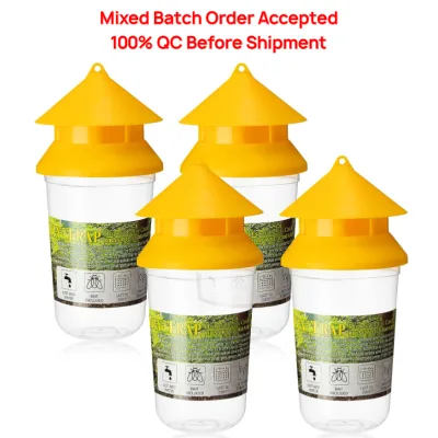 Reusable Fly Trap for Garden Patio Chicken Coop and Livestock Areas Outdoor Hanging Bottle with Fly Control Ready to Ship