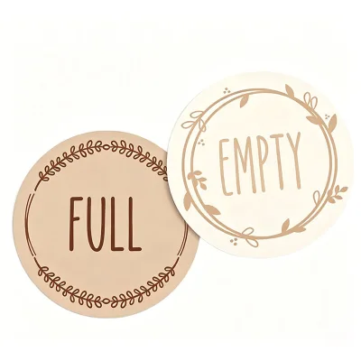 Custom Dishwasher Sign Magnet Clean Dirty Sign PVC Sticker Home Decoration Silk Screen Printing