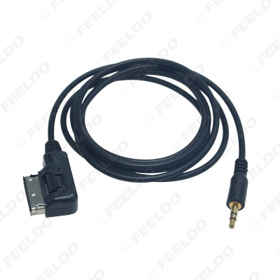 Car Media AMI MMI Interface to 3.5mm Audio AUX MP3 Adapter for Audi Volkswagen AUX Wire Cable