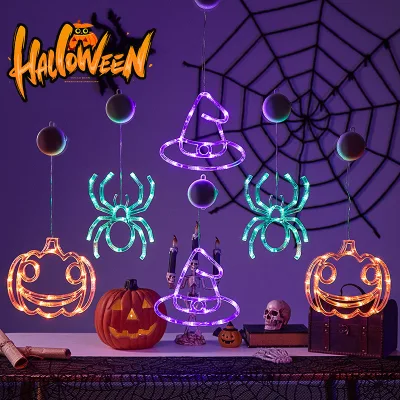 Halloween Hanging Decorations Festival Supplies Ornaments Pumpkin Spider Decoration Party Ghost Festival Led Modeling Lights