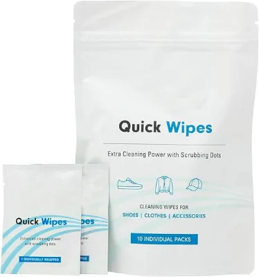 Portable White Spunlace Wet Wipes for Adults Soft Unscented Shoe Cleaning Wipes for Sports Athletic Shoes