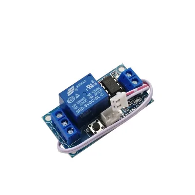 5V12V24V single button bistable switch bistable relay module car modification one button start/stop self-locking