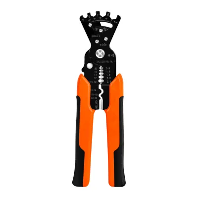 5-in-1 Cable Crimping Tool Wire Stripper Cutter Multipurpose Electricians Pliers Hand Tool for Stripping Cutting Crimping Wires