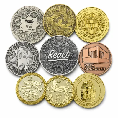 Oem Manufacturer Make Design Your Own Logo Custom Blank 2D Antique Challenge Coin Mold Metal Baseball Coin for Sale