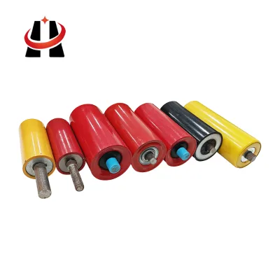 Thick Wall Steel Tube Seamless Welding Large Capacity Ore Transport Mining Idler Roller