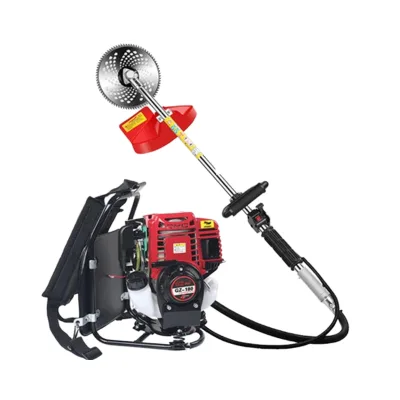 High Quality 4-stroke Single Blade Hedge Trimmer Long Pole Grass Cutter Machine Gasoline Lawn Mower for Efficient Brush Cutting
