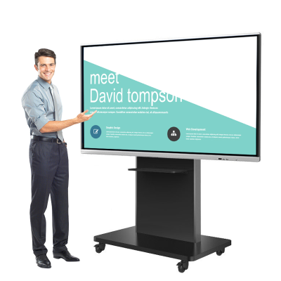 86inch Portable Interactive Whiteboard Interactive Whiteboard Stand Movable Whiteboard