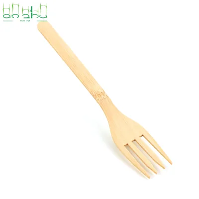 Custom Biodegradable Compostable Bamboo Dessert Forks Eco-Friendly Disposable All Size for Party & Wedding