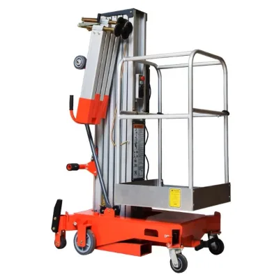 4-12m Double Mast Mobile Portable Hydraulic Aluminum Alloy Working Platform Telescopic Single Lift Boomlift Telescoping Lift