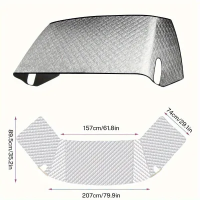 Hot Sale 4 Layers RV Sunshade Window Cover Snow Cover RV Accessories Windshield Cover Waterproof