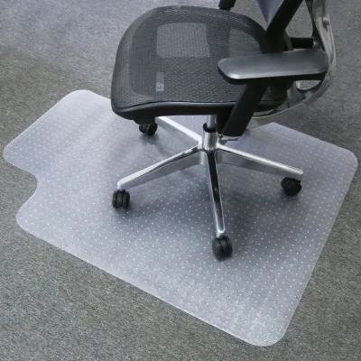 Transparent Plastic Wood Floor Protective Pad Chair Floor Mat Carpet Rotary Chair Pad Office Chair Mat Factory Wholesale