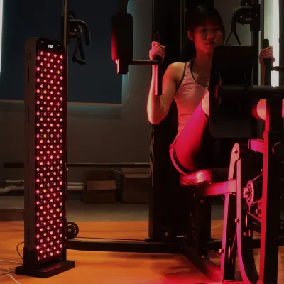 BioMol Intelligent Voice Control Red Light Therapy Lamp LED Red Light Therapy Device for Face Joint Knee