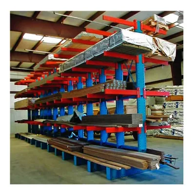 Good Quality Heavy Duty Shelving Arm Shelving System Single Sided Metal Cantilever Shelving