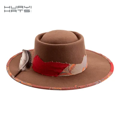 Accessories Shop Felt Hat Fema Fashion Wide Brim Australian Wool Fedora Hat