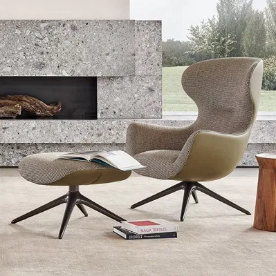 Modern High-back Lazy Sofa Chair Single Sofa Chair Simple Design Balcony Leisure Sofa Bedroom Leisure Chair for Living Room
