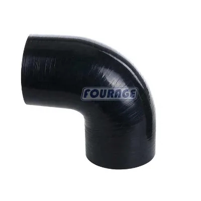 Fourage Coolant Heater Flexible 90 Degree Elbow Coupler Reinforced Silicone Rubber Hose
