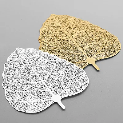 Peaceful Sado Tool Food Grade Stainless Steel Leaf Shape Tea Filter Infuser for Loose Leaf