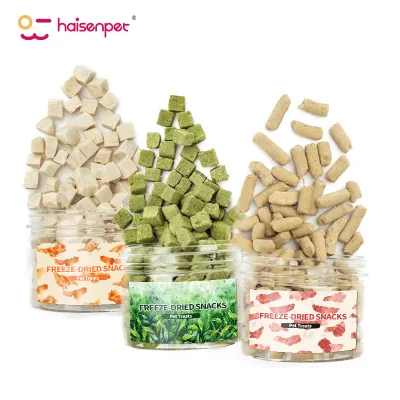 Custom OEM ODM Pet Snacks 100% Natural Chicken Raw Bone Meat Cat Grass Freeze-dried Dog Cat Food