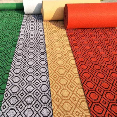 Jacquard Style Vintage Tapestry Waterproof Sofa Upholstery Fabric Floral Stripe Design Home Decor Furniture Curtain Wholesale