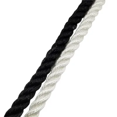 Abrasion Resistant Marine Boat Ship 3 Strand Polyester Twisted Rope with OEM ODM