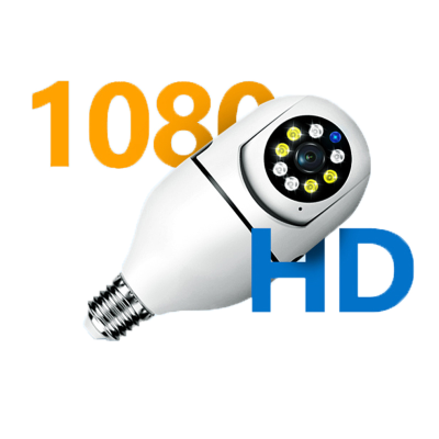 Factory Hot Selling 360 Degree Cctv Night Vision Wireless Security Cameras Bulb Camera