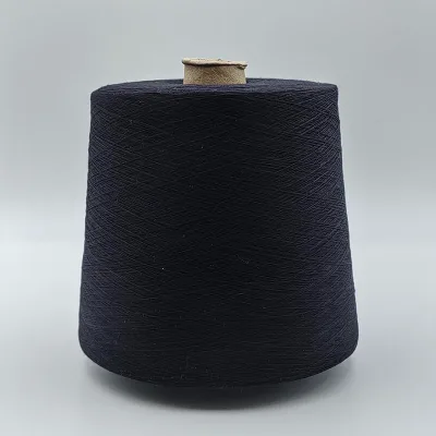 Nice Price and Good Quality 100% Bamboo Yarn 50S/2 Black Bamboo Cotton Yarn Crochet Super Soft Hand Knitting Yarn
