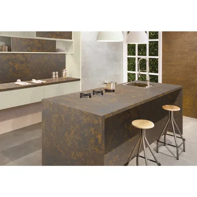 Peninsula Kitchen Countertop Carrara White Marble Quartz Stone Countertop Vanity Tops Engineered Stone Kitchen