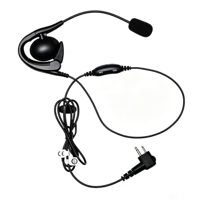 PMLN6537 Earpiece with Boom Micropohne and Push-to-Talk Fit for Motorola DP1400, CP200D, DEP450 Walkie Talkie