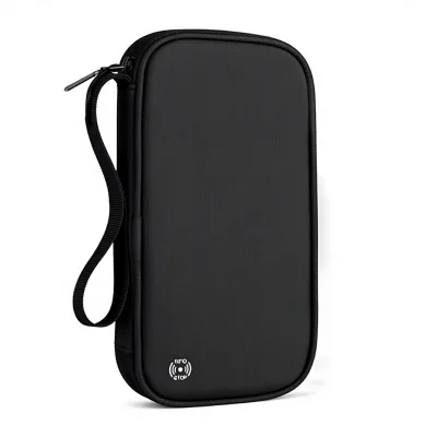 Cross-border Bestseller Multifunctional Passport Card Holder RFID-blocking Waterproof Wear-resistant Oxford-fabric Clutch for
