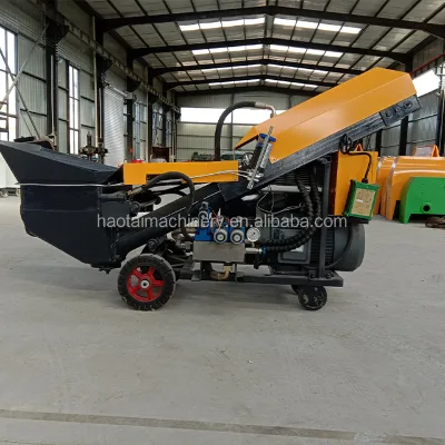 XSE-15 Inclined Concrete Pump 15KW 8m³/h for Highway, Tunnel, Reservoir & Bridge Pouring, Electric Concrete Inclined Pump