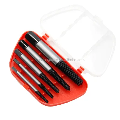 5pc Broken Wire Extractor Fine Thread Tap Broken Screw Extractor Set