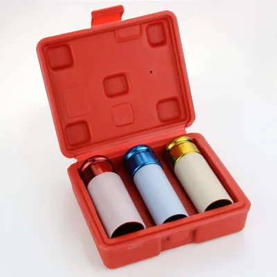 1/2" Drive 17mm 19mm 21mm Colorful Impact Socket Set with Lug Nuts Accessories