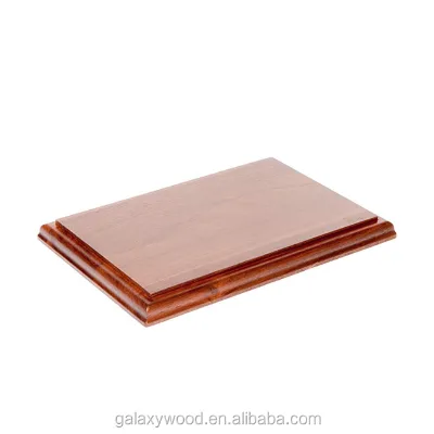 Factory Supply Custom Painted Wood Base for Crafts