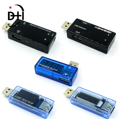 USB current and voltage detector fast charging tester dual USB current and voltage capacity detection dual USB transfer