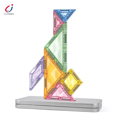Chengji Magnetic Geometry Blocks Set Toys Logical Thinking Training Educational Game Magical Tangram Board Games and Puzzles Toy
