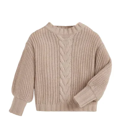 Korean Spring and Autumn Solid Color Knitted Cardigan Fashion Trend Versatile Long Sleeve Casual Coat Pattern for Boys and Girls