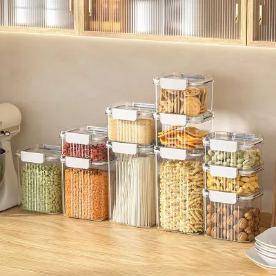 Large Capacity Airtight Food Storage Box for Pantry and Kitchen