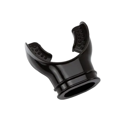HotDive Food Grade Silicone Scuba Regulator Mouthpiece | Soft Black Diving Mouthpiece for Breathe Comfort