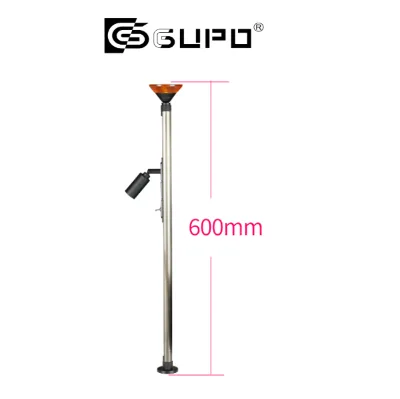 GUPO 24V LED 4W*2 Surface-Mounted Tall-Pole Showcase Spotlight Decorative Light Use for Museum/Coffee Shop/Bar/Restaurant